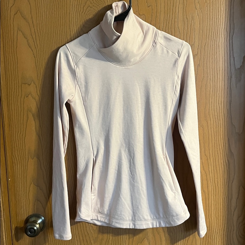 Calia Cloud Mock‎ Neck Long Sleeve Blush Athletic Top XS
